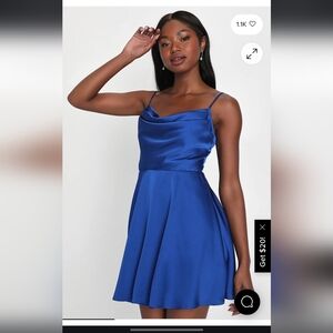 Lulu's Royal Blue Dress